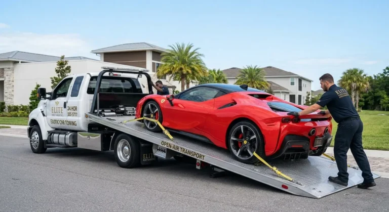Exotic Car Towing